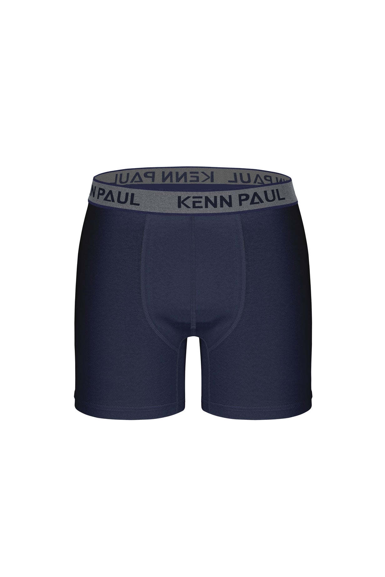 Kenn Paul - All Navy Comfort Boxer Briefs (3 Boxers in One Box)