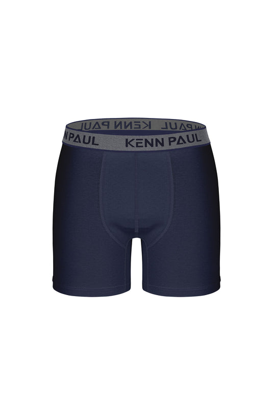 Kenn Paul - All Navy Comfort Boxer Briefs (3 Boxers in One Box)